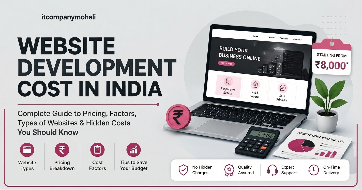 Average Website Development Cost in India in 2026: Complete Pricing Guide