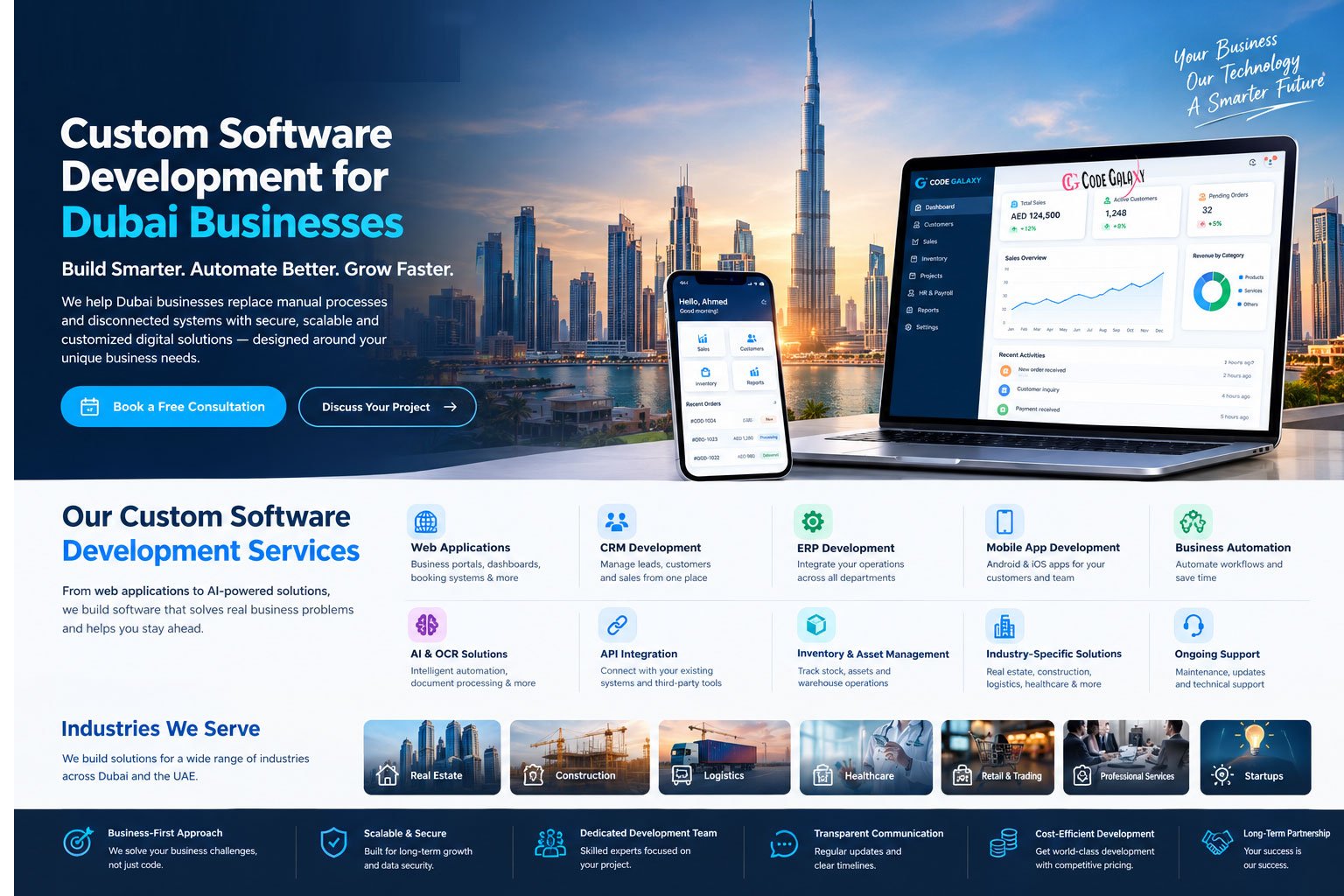 Custom Software Development for Dubai Businesses